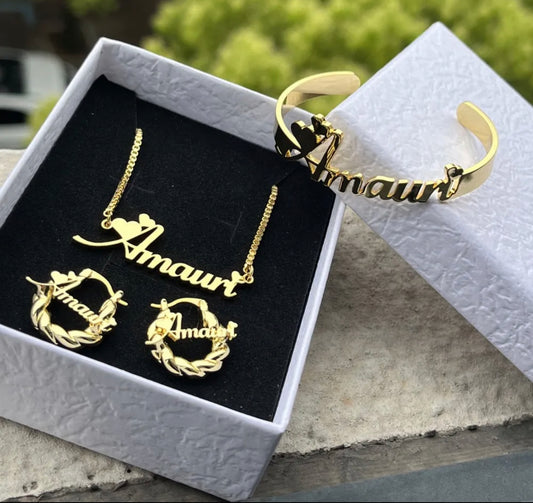 3-piece Custom Jewelry