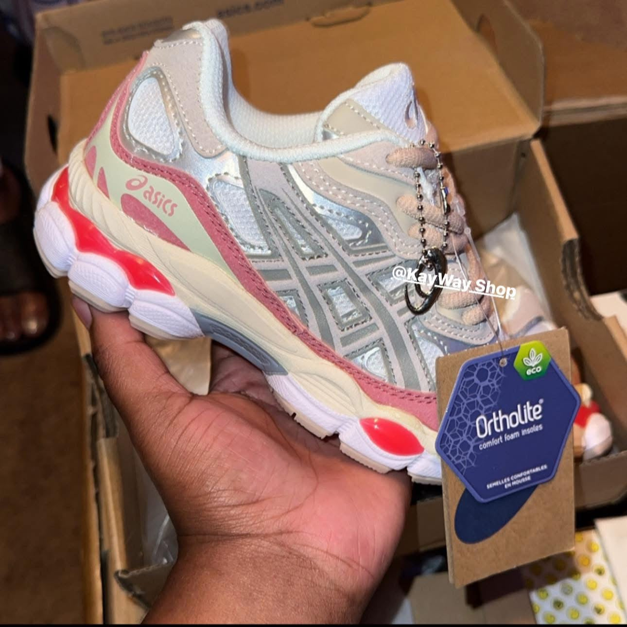 Pink Asics