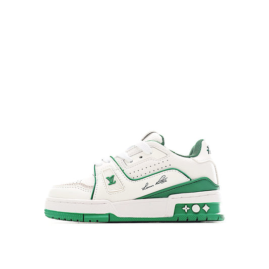 Green & White